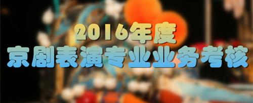 中年妇女看一级黄色自拍国家京剧院2016年度京剧表演专业业务考...